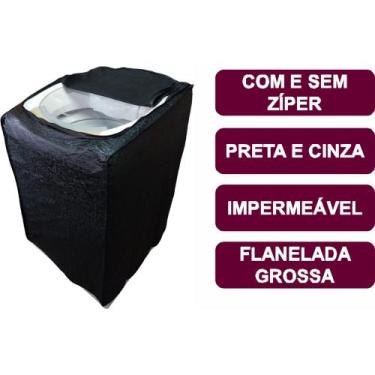 Imagem de Capa para Maquina de Lavar Brastemp Electrolux Consul 6 a 17 kg Preta 