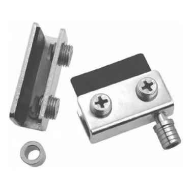 Imagem de Par Dobradiça Vitrine Rack Cristaleira Vidro Abrir 4 À 8mm - DESICON