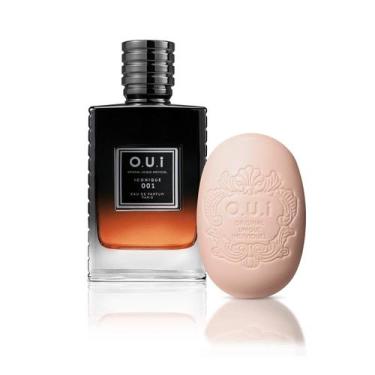 Imagem de Combo O.U.i Iconique 001: Sabonete em Barra 90g + Eau de Parfum Mascul
