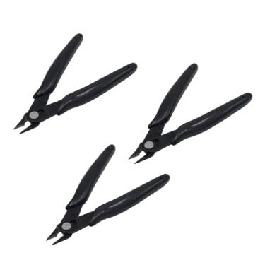 Imagem de Joyangy Conjunto de 3 peças de mini cortadores de fio nivelados, pequenos alicate de corte micro diagonal para fabricação de joias, eletrônicos, filamento de impressora 3D minúsculo, laços com zíper