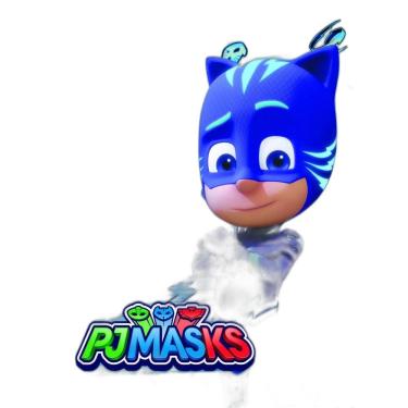 Imagem de Caderno Brochura Pj Masks 80 Folhas Escolar Grande