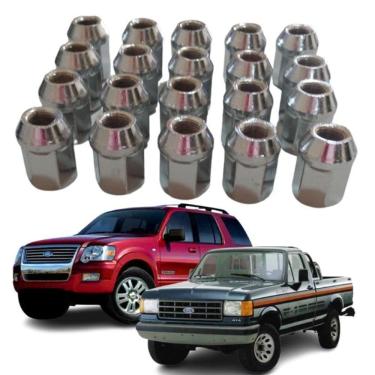 Imagem de Jogo Porca De Roda Pick-Up F1000 Explorer 1/2 20 Fios 20Uni