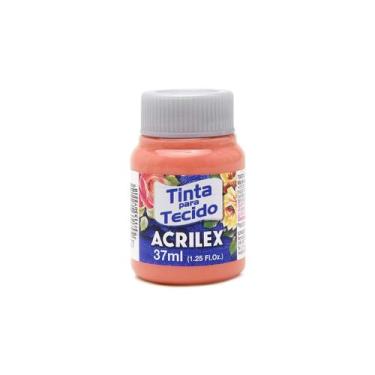 Imagem de Tinta Para Tecido Acrilex Fosca 37ml Escolha a Cor, 631 - PAPAYA
