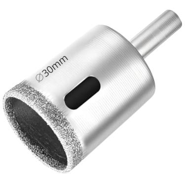 Imagem de Serra Copo Diamantada Refrigerada 30mm Porcelanato Vidro Mármore | Fertak