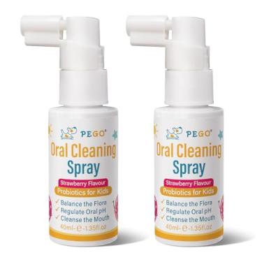 Imagem de Spray oral infantil, auxiliar de pasta de dente infantil para prevenção de cáries e hálito fresco, sem flúor para crianças em idade pré-escolar, spray bucal infantil (2)