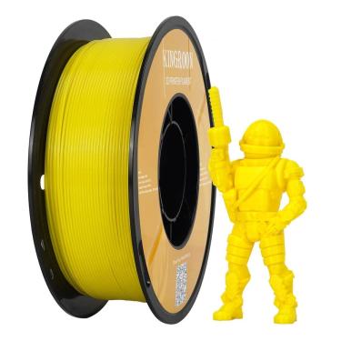 Imagem de Filamento para impressora 3D KINGROON PETG 1,75 mm 1 kg amarelo