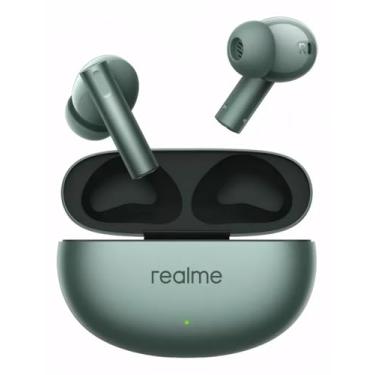 Imagem de realme Air 6 Fones de ouvido sem fio verdadeiros, redução de ruído ativo de 50 dB, som de alta resolução, LHDC, driver de graves dinâmico de 12,4 mm, chamada clara de 6 microfones, bateria 40H,