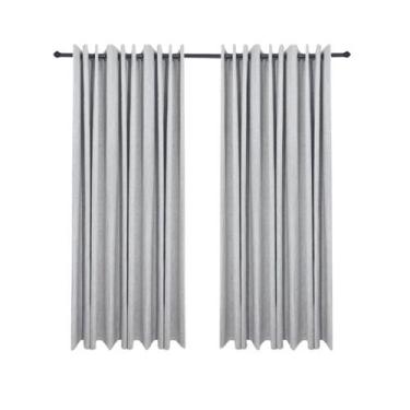 Imagem de Cortina Blackout Linho Vedação De Luz 100% 3,0m x 2,3m Varão - Ck Enxo