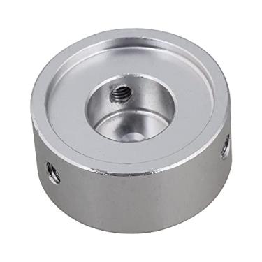 Imagem de Pedal Pedal Pedal Topper Topper Aluminum Ligan Protection Cap Com o Diâmetro de Bigwitch de Chave para o Pedal de Efeito para o Pedal (Prata)