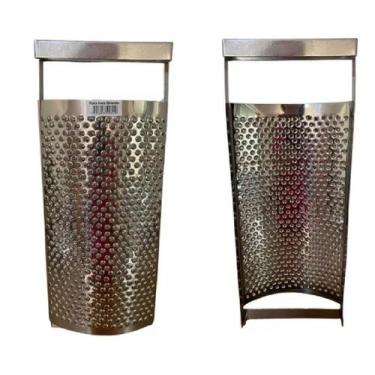 Imagem de Ralador Ralo Manual Grande Inox Para Milho 38,3 X 15,2 X 5cm - Paulo R