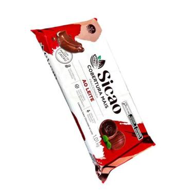 Imagem de Cobertura Chocolate Fracionada Barra Sicao 1,01kg - Sicão
