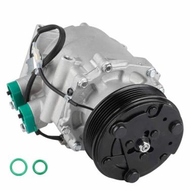 Imagem de Compressor de ar condicionado com embreagem para Honda Civic 1.7L 77613 2002 2003 2004 2005
