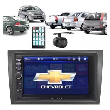Imagem de Kit Multimídia Corsa Montana Mold Preta 7 Pol Carplay AndroidAuto USB FM BT - 7810HCPAA...