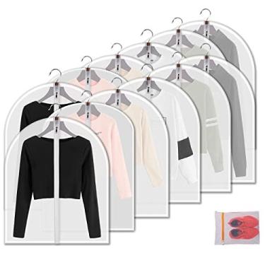 Imagem de MSKitchen Sacos de roupas transparentes Capas de roupas que protegem poeiras (conjunto...