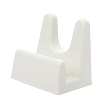 Imagem de Ｂｅｓｇａ Suporte para tampa de panela, organizador de tábua de cortar, utensílios de cozinha, economiza espaço, prateleira de armazenamento para restaurante, Branco