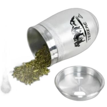 Imagem de Kit Tereré Copo Cuia Redonda Bomba De Alumínio Para Tereré - A.R Varie