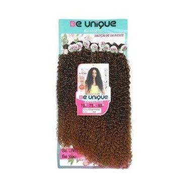 Imagem de Cabelo Bio Fibra 75cm Be Unique 300g Cacheado Charmosa - oem, t4/30