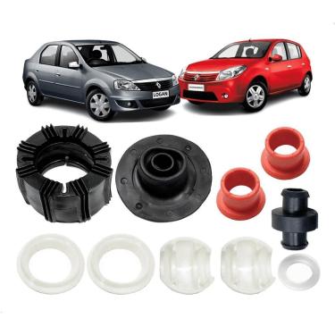 Imagem de Kit Reparo Da Alavanca De Câmbio Sandero Logan 2007 Até 2013