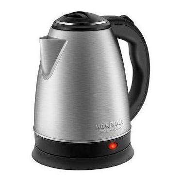 Imagem de Chaleira Eletrica Mondial Pratic 2l Ce-06 - 9520-02, Prata, 220V