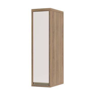 Imagem de Armário Aéreo 20cm 1 Porta 1 Prateleira Mel Vanilla C/Pérola