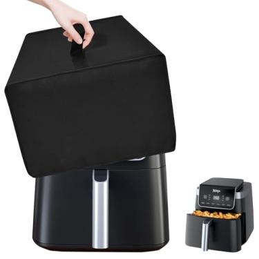 Imagem de NUENSS-ROR Capa Para Fritadeira Ninja Af181 Air Fryer Pro Xl 6 Em 1, 6,5 Litros, À Prova D'Água E Poeira, Resistente Reforçada (42 Cm De Profundidade X 34 Largura 29 Altura - Preta)