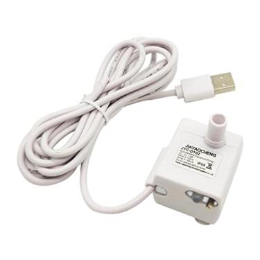 Imagem de Whtkoph Bomba, Motor Compatível com Bombas de Bebedouros Cat, Substituição de Bebedouros Cat com Adaptador de Energia, com luz