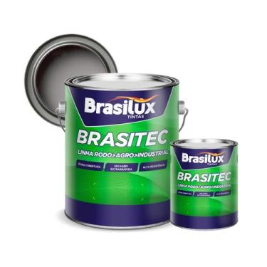 Imagem de TINTA PU POLIURETANO Comp A + B - Kit Pu Cinza - BRASILUX