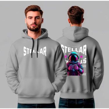 Imagem de Moletom Canguru Estampado Stellar Astronaut REF1500-Masculino