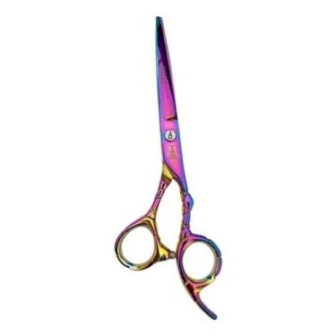 Imagem de Tesoura Profissional Fio Navalha 6.0 - Mofashi, Lilás