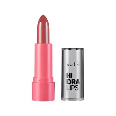 Imagem de Batom Vegano Cor Quartzo Rosa Hidra Lips 3,6g Vult