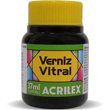 Imagem de Verniz Vitral, Acrilex 081400510, Verde Folha, 37 ml, Pacote de 6