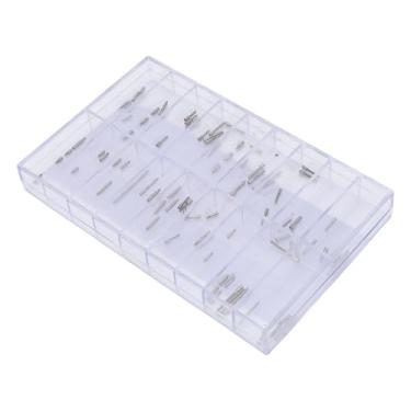 Imagem de Luocute 90 PCs Reparar Kit de Reparação, Aço Inoxidável Crown Spring Bar Tool Fool Stem Extender Crowns Repair Ferramentas