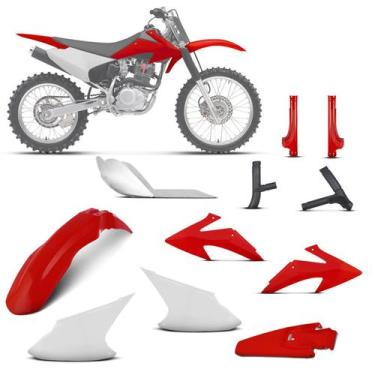 Imagem de Kit Plástico Crf 230f 2008 À 2014 - Pro tork, VERMELHO, Único