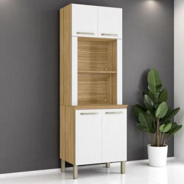 Imagem de Paneleiro Duplo Forno sem gaveteiro Ametista Freijó Supremo - Kits Par