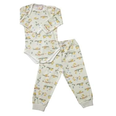 Imagem de Conjunto de Boby para menino e menina pijama bebe, conjunto malha egpcia, TAM. G