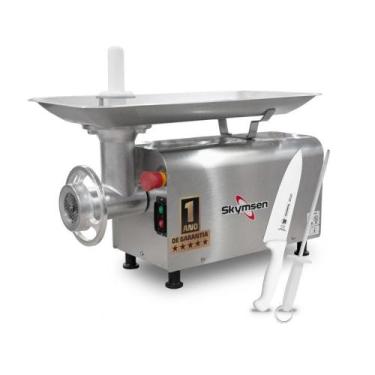 Imagem de Picador Moedor De Carne Açougue Profissional 0,5cv Boca 10 Ps-10m 127v