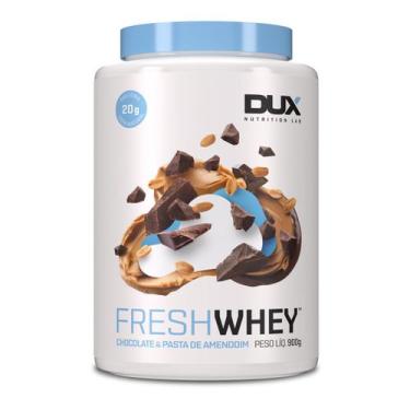 Imagem de Whey Protein Fresh Dux Chocolate e Pasta de Amendoim 900g, Chocolate e