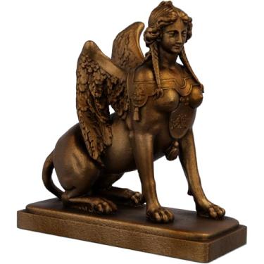 Imagem de Estátua Esfinge - Mitologia Grega (Cor Cobre Antigo)