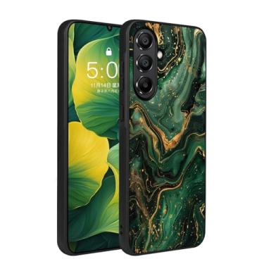 Imagem de YOVIAKK Capa para Samsung Galaxy A36 5G, [Brilha no Escuro] Linda Flor Slim Fit Hybrid Hard PC Macio TPU Macio À Prova de Choque Proteção contra Quedas, Capa Estética para Samsung Galaxy A36 2025