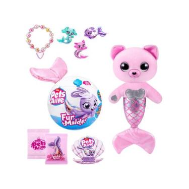 Imagem de Pelúcia Pets Alive Furmaids Emite Sons e Luzes - Candide