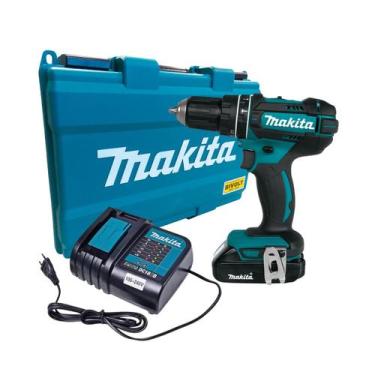 Imagem de Parafusadeira Furadeira de Impacto à Bateria 18V DHP482Y002 Makita, 18