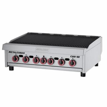 Imagem de Char Broiler em aço Inox a Gás CHB-90 Metalcubas A Gás (GLP) CHB-90