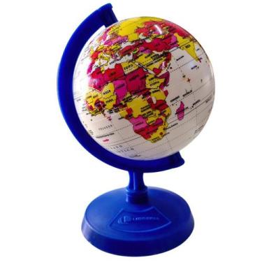 Imagem de Globo Terrestre Político Giratório Baby Azul - LIBRERIA