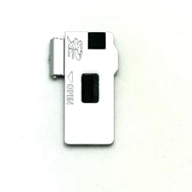 Imagem de Shenligod Tampa da bateria da câmera tampa da porta capa para Olympus E-M10 Mark II III parte (prateado)