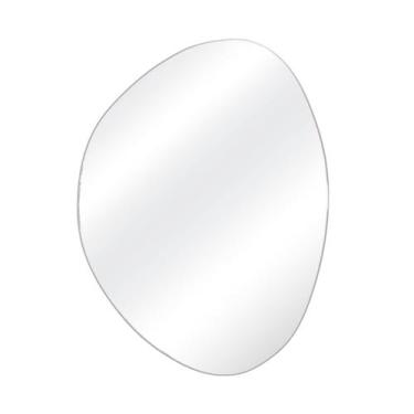 Imagem de Espelho Multiuso Lapidado Fita Dupla Face 3M 66x52 cm Organico G - e2g
