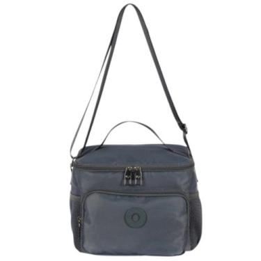 Imagem de Bolsa Térmica Up4you Lancheira Mão Com Alça Transversal, Cinza
