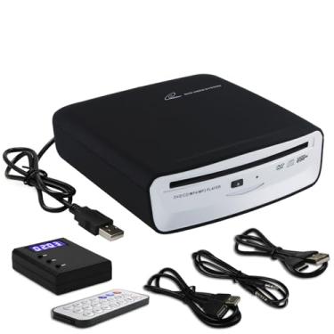 Imagem de ASENCH Cd Player Portátil Para Carro, Usb Externo Para Carro, Cd Dvd Player Portátil Universal Para Carro, Estéreo, Tv, Mac, Laptops, Desktops, Pc Com Porta Usb Plug And Play, Porta Aux