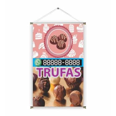 Imagem de Banner pronto Bombom BA 135 medida 45x70 cm arte pronta