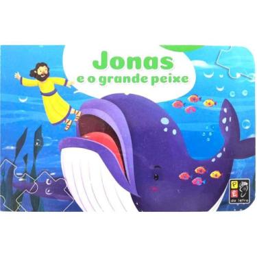 Imagem de Mini Quebra-Cabeça - Jonas e o Grande Peixe - Pé da Letra, Único