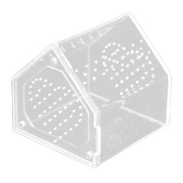 Imagem de Dualoai Cercado para Aranhas Saltadoras, Incubadora, Orifício de Ventilação, Cercado de Acrílico para Tarântulas, Suporte para Tarântulas Que Vivem em árvores, 12cmx12cmx12cm